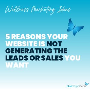 website not generating leads